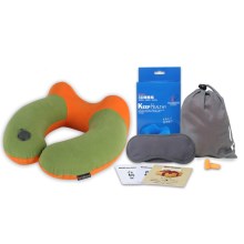 绿+橙色(送眼罩+耳塞+收纳袋）