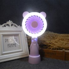 YC012A台灯风扇/小熊紫色