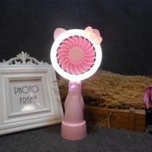 YC012B台灯风扇/KT猫粉色