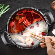 康佳（KONKA）多用途锅电火锅5L多功能家用鸳鸯火锅 KEP-5LM11