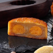 广州酒家双黄白莲蓉广式蛋黄月饼福双星中秋送礼礼盒团购福利680g