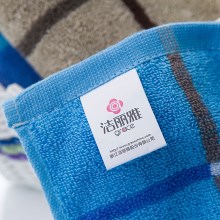 洁丽雅（grace） 纯棉毛巾家用洗脸舒适吸水加厚情侣五条装大面巾毛巾