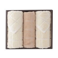 洁丽雅毛巾礼盒 面巾2条 方巾1条