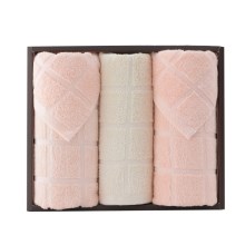 洁丽雅毛巾礼盒 面巾2条 方巾1条