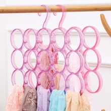 多功能圈圈居家衣架丝巾领带收纳挂架腰带丝巾架围巾架挂皮带架子