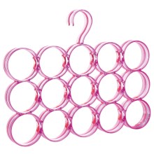 多功能圈圈居家衣架丝巾领带收纳挂架腰带丝巾架围巾架挂皮带架子