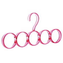 北欧透明红色5环