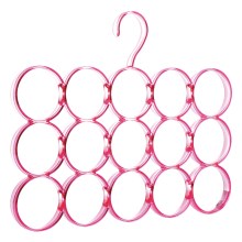 北欧透明红色15环