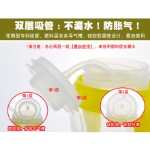婴儿变色感温奶瓶180ml