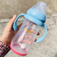 感温蓝350ml十字孔送1奶嘴