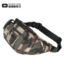 工厂腰包定制 牛津布时尚休闲男包贴身腰包 防水单肩包SA8012