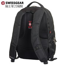 瑞士军刀瑞制双肩包欧美时尚专柜品牌电脑包运动休闲背包黑色男包SA9666