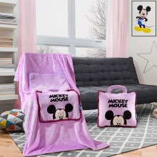DISNEY迪士尼---米奇功能抱枕毯